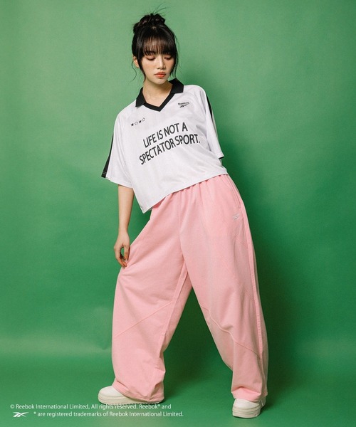 ALAND(エーランド)の「【ALAND別注】Reebok/スウェットバレルパンツ(スウェットパンツ・レディース・ピンク/グレー・LARGE/MEDIUM)」の22枚目の写真