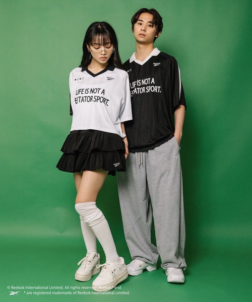 ALAND(エーランド)の「【ALAND別注】Reebok/スウェットバレルパンツ(スウェットパンツ・レディース・ピンク/グレー・LARGE/MEDIUM)」の10枚目の写真