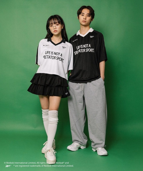 ALAND(エーランド)の「【ALAND別注】Reebok/スウェットバレルパンツ(スウェットパンツ・レディース・ピンク/グレー・LARGE/MEDIUM)」の9枚目の写真