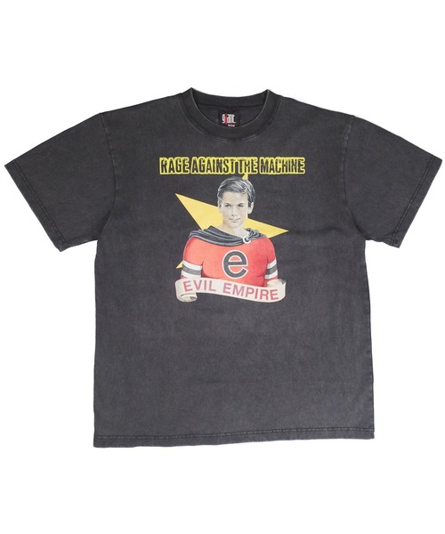 giant Vintage（ジャイアントヴィンテージ）の「【GIANT01】【Giant Vintage/ジャイアント ヴィンテージ】RAGE AGAINST THE MACHINE EVIL EMPIRE SCREEN PRINT OVERSIZED BOX SILHOUETTE T-SHIRTS（Tシャツ/カットソー・メンズ・ブラック系その他・LARGE/MEDIUM/X-LARGE/SMALL）」の6枚目の写真