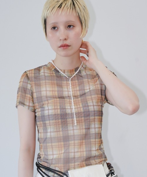 chuclla(チュクラ)の「グラデーションパールネックレス cha26s072(ネックレス・レディース・ホワイト・FREE)」の5枚目の写真