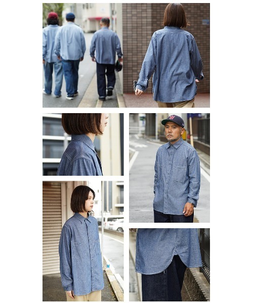 WAIPER.inc(ワイパーインク)の「WAIPER.inc 米軍 1950's U.S.NAVY シャンブレーシャツ MADE OF”KAIHARA FABRIC”(シャツ/ブラウス・メンズ・ライトブルー/ブルー・15 1/2/16 1/2/17)」の19枚目の写真