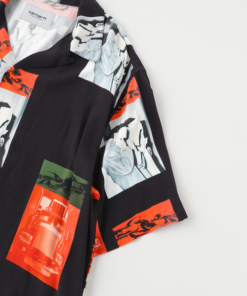 Carhartt WIP（カーハートダブリューアイピー）の「CARHARTT WIP / カーハート ダブリューアイピー S/S SEAN HAMILTON SHIRT（シャツ/ブラウス・メンズ・ブラック系その他・MEDIUM/LARGE）」の4枚目の写真