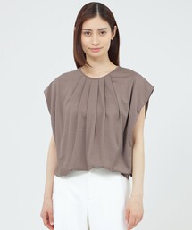 Paul Stuart（ポールスチュアート）の「【WEB・一部店舗限定 ウォッシャブル】アリアナ天竺 プルオーバー（Tシャツ/カットソー）」