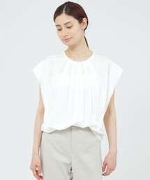 Paul Stuart（ポールスチュアート）の「【WEB・一部店舗限定 ウォッシャブル】アリアナ天竺 プルオーバー（Tシャツ/カットソー）」