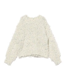 リボン ノットヤーン プルオーバー