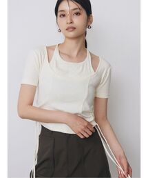 MURUA | ホルターネックシャーリングトップス 夏服(Tシャツ/カットソー)