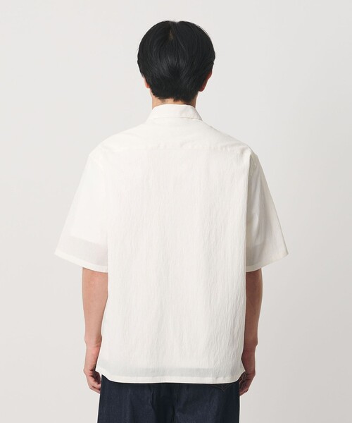 BEAUTY&YOUTH UNITED ARROWS(ビューティーアンドユースユナイテッドアローズ)の「ヨウリュウ キャンプカラー シャツ FORM型 吸水速乾 通気性(シャツ/ブラウス・メンズ・ネイビー/オフホワイト/オリーブ・M/XL/S/L)」の13枚目の写真