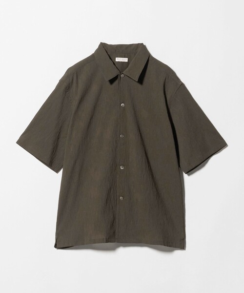 BEAUTY&YOUTH UNITED ARROWS(ビューティーアンドユースユナイテッドアローズ)の「ヨウリュウ キャンプカラー シャツ FORM型 吸水速乾 通気性(シャツ/ブラウス・メンズ・ネイビー/オフホワイト/オリーブ・M/XL/S/L)」の14枚目の写真