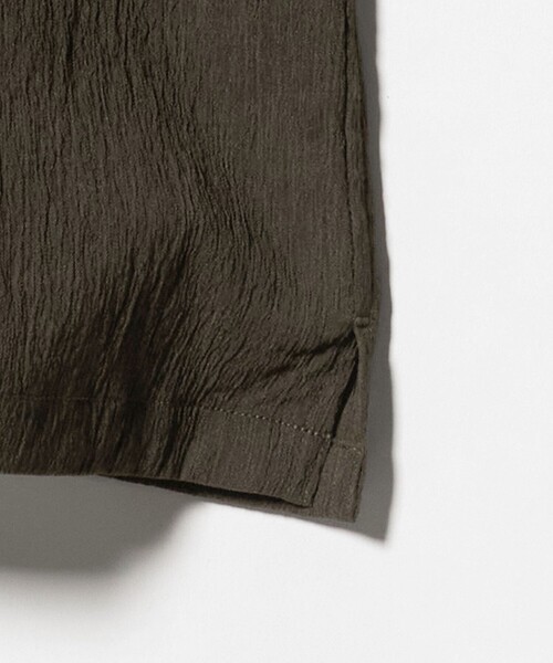 BEAUTY&YOUTH UNITED ARROWS(ビューティーアンドユースユナイテッドアローズ)の「ヨウリュウ キャンプカラー シャツ FORM型 吸水速乾 通気性(シャツ/ブラウス・メンズ・ネイビー/オフホワイト/オリーブ・M/XL/S/L)」の18枚目の写真