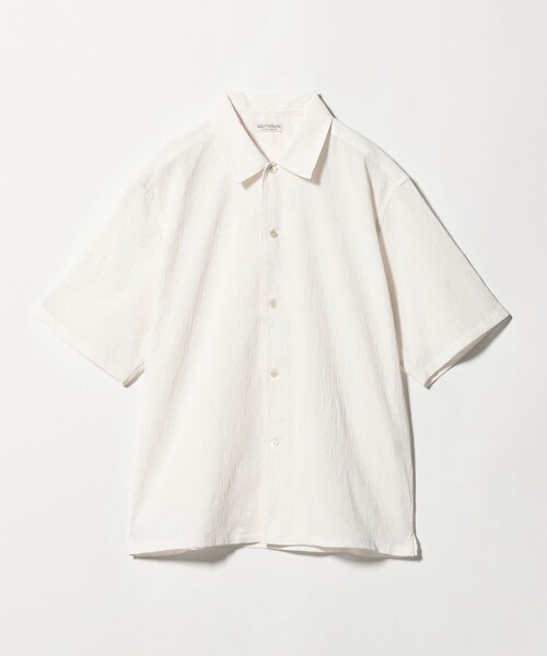 BEAUTY&YOUTH UNITED ARROWS(ビューティーアンドユースユナイテッドアローズ)の「ヨウリュウ キャンプカラー シャツ FORM型 吸水速乾 通気性(シャツ/ブラウス・メンズ・ネイビー/オフホワイト/オリーブ・M/XL/S/L)」の21枚目の写真