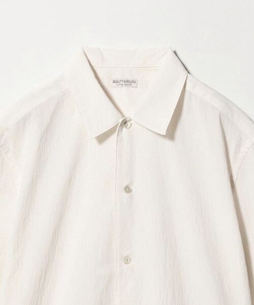 BEAUTY&YOUTH UNITED ARROWS(ビューティーアンドユースユナイテッドアローズ)の「ヨウリュウ キャンプカラー シャツ FORM型 吸水速乾 通気性(シャツ/ブラウス・メンズ・ネイビー/オフホワイト/オリーブ・M/XL/S/L)」の22枚目の写真