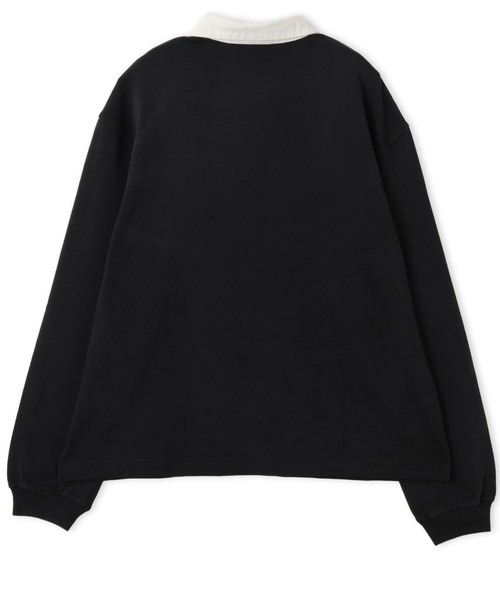 JORDAN BRAND(ジョーダンブランド)の「JORDAN BRAND M J FLT ESS RUGBY TOP / ジョーダン ブランド FLT ESS RUGBY L/S トップ/NIKE【SP】(Tシャツ/カットソー・メンズ・ブルー/ブラック・XL/L/M/S/XXL)」の9枚目の写真