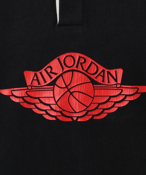 JORDAN BRAND(ジョーダンブランド)の「JORDAN BRAND M J FLT ESS RUGBY TOP / ジョーダン ブランド FLT ESS RUGBY L/S トップ/NIKE【SP】(Tシャツ/カットソー・メンズ・ブルー/ブラック・XL/L/M/S/XXL)」の7枚目の写真
