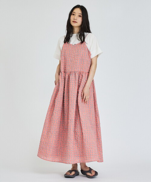 abahouse mavie(アバハウスマヴィ)の「【ベッキーコラボ】2WAYリボン キャミソールワンピース(ワンピース・レディース・ダークネイビー/ブラウン/グレー/カーキ・フリー)」の21枚目の写真