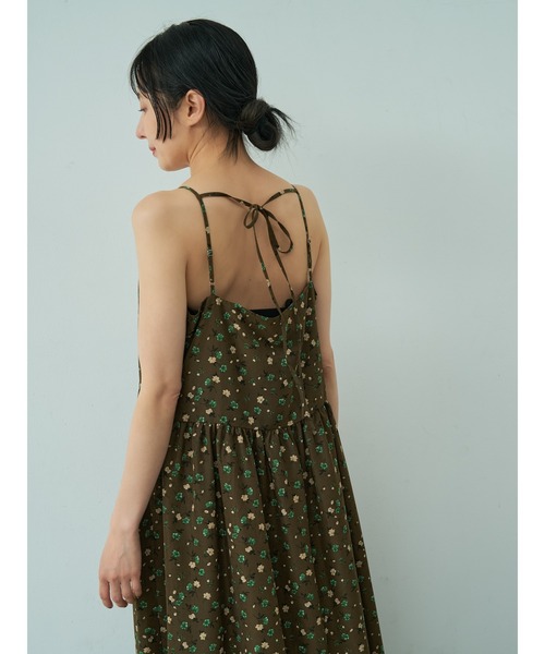 abahouse mavie(アバハウスマヴィ)の「【ベッキーコラボ】2WAYリボン キャミソールワンピース(ワンピース・レディース・ダークネイビー/ブラウン/グレー/カーキ・フリー)」の15枚目の写真