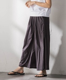 綿ボイルフレアパンツ