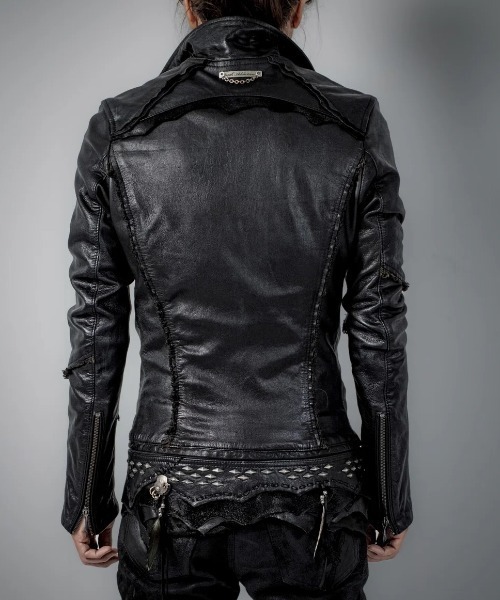 14th Addiction(フォーティーンスアディクション)の「14th Addiction/フォーティーンスアディクション/Horizon Jacket(ライダースジャケット・メンズ・ブラック・MEDIUM/LARGE)」の4枚目の写真