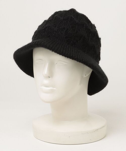 Lafayette(ラファイエット)の「237008 Chapeaubas ニットクロッシェ(ニットキャップ/ビーニー・レディース・ブルー/ピンク/ブラック・FREE)」の2枚目の写真