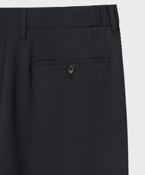 NONBLANK（ノンブランク）の「[夏]シアサッカーエンボスルーズフィットパンツ_DARK NAVY（スラックス・メンズ・ダークネイビー・MEDIUM/LARGE/X-LARGE）」の6枚目の写真