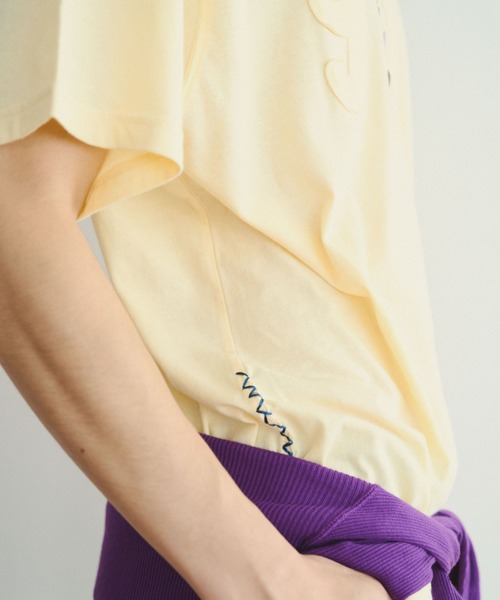 common gull products.(コモンガルプロダクツ)の「NO.9011☆gull tee(Tシャツ/カットソー・レディース・ブラウン系/パープル系/イエロー系/ホワイト系・SMALL/MEDIUM/LARGE)」の7枚目の写真