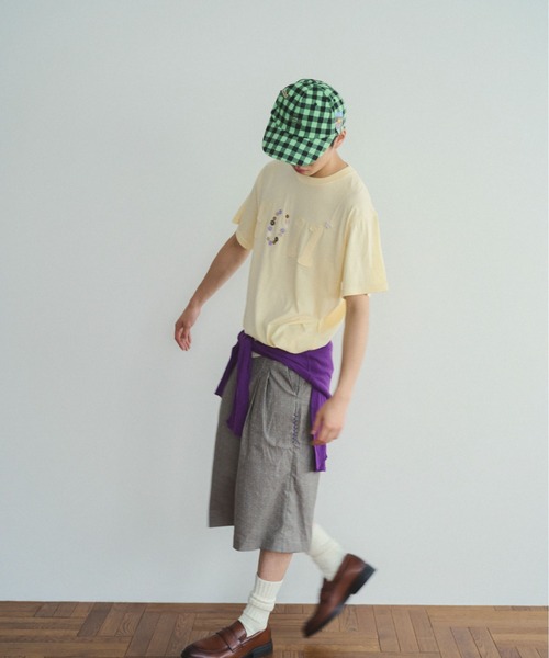 common gull products.(コモンガルプロダクツ)の「NO.9011☆gull tee(Tシャツ/カットソー・レディース・ブラウン系/パープル系/イエロー系/ホワイト系・SMALL/MEDIUM/LARGE)」の9枚目の写真