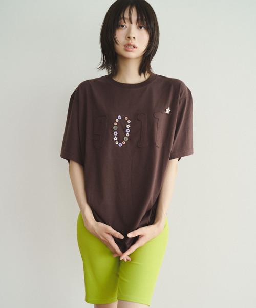 common gull products.(コモンガルプロダクツ)の「NO.9011☆gull tee(Tシャツ/カットソー・レディース・ブラウン系/パープル系/イエロー系/ホワイト系・SMALL/MEDIUM/LARGE)」の17枚目の写真