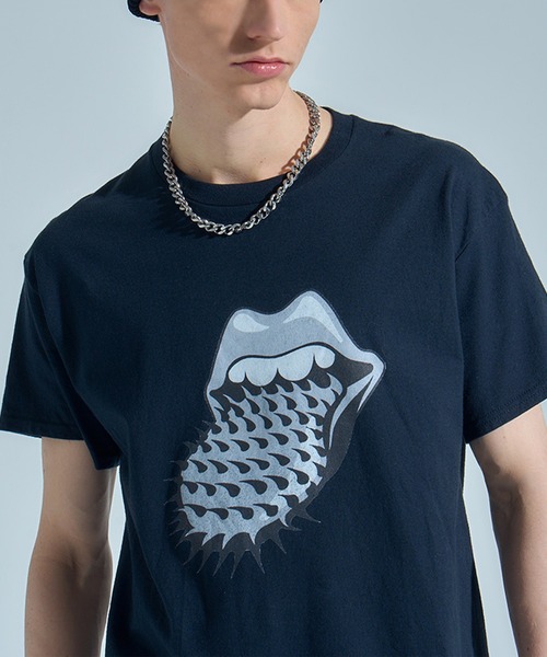 LuVLEE(ラヴリー)の「THE ROLLING STONES TONGUE T-SHIRT(Tシャツ/カットソー・メンズ・ホワイト・MEDIUM/LARGE/X-LARGE)」の3枚目の写真