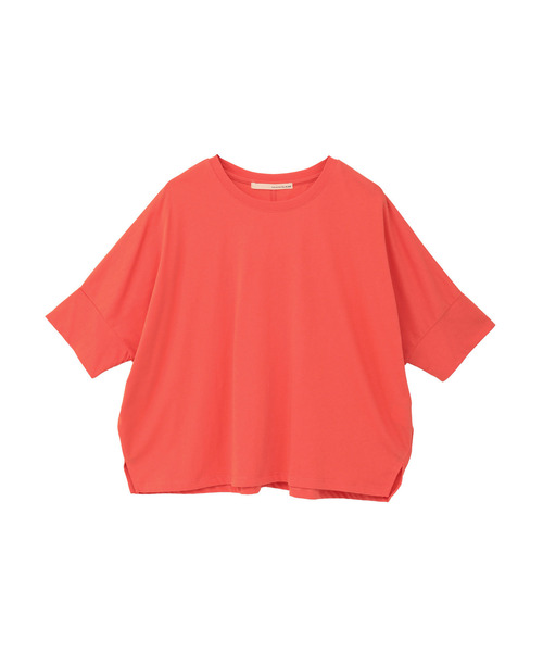 MELROSE claire(メルローズ クレール)の「【ハイゲージカットコットンプルオーバー】(Tシャツ/カットソー・レディース・オフホワイト/ネイビー/ブラック/オレンジ・FREE)」の7枚目の写真