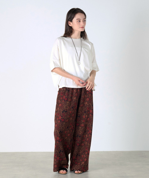 MELROSE claire(メルローズ クレール)の「【ハイゲージカットコットンプルオーバー】(Tシャツ/カットソー・レディース・オフホワイト/ネイビー/ブラック/オレンジ・FREE)」の10枚目の写真