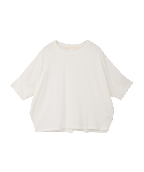 MELROSE claire(メルローズ クレール)の「【ハイゲージカットコットンプルオーバー】(Tシャツ/カットソー・レディース・オフホワイト/ネイビー/ブラック/オレンジ・FREE)」の20枚目の写真