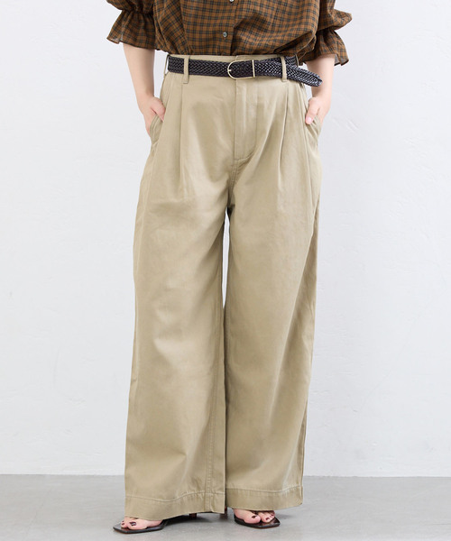 IENA(イエナ)の「BLACK コットンチノパンツ(チノパンツ・レディース・ベージュ/ネイビー・38/34/36)」の8枚目の写真