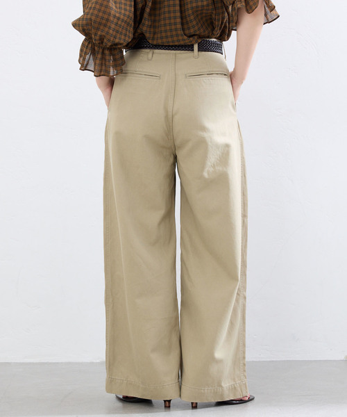 IENA(イエナ)の「BLACK コットンチノパンツ(チノパンツ・レディース・ベージュ/ネイビー・38/34/36)」の10枚目の写真