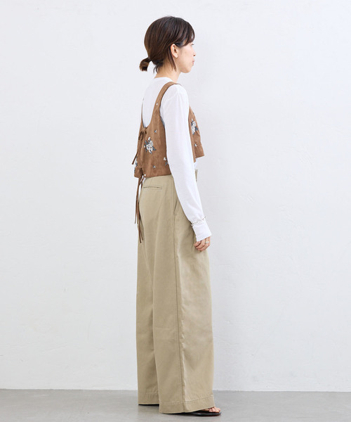 IENA(イエナ)の「BLACK コットンチノパンツ(チノパンツ・レディース・ベージュ/ネイビー・38/34/36)」の20枚目の写真