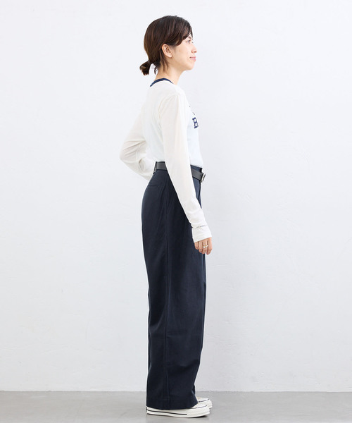 IENA(イエナ)の「BLACK コットンチノパンツ(チノパンツ・レディース・ベージュ/ネイビー・38/34/36)」の19枚目の写真