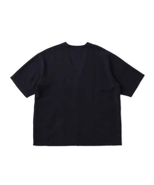 le cercle ADAM ET ROPE'(ルセルクルアダムエロペ)の「サマーツイードノーカラーカーディガン/セットアップ対応(カーディガン/ボレロ・メンズ・ブラック/ネイビー・L/M/LL)」の10枚目の写真