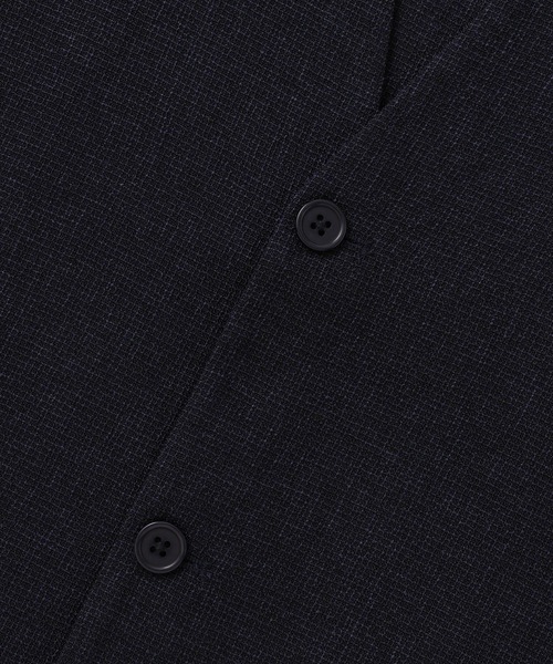 le cercle ADAM ET ROPE'(ルセルクルアダムエロペ)の「サマーツイードノーカラーカーディガン/セットアップ対応(カーディガン/ボレロ・メンズ・ブラック/ネイビー・L/M/LL)」の17枚目の写真