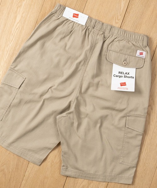 セール】【3】〔Hanes/ヘインズ〕チノクロス カーゴハーフパンツ