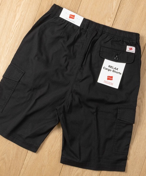 HANES(ヘインズ)の「【3】〔Hanes/ヘインズ〕チノクロス カーゴハーフパンツ(カーゴパンツ・メンズ・ネイビー/ブラック/ベージュ/カーキ・LARGE/MEDIUM/X-LARGE)」の2枚目の写真