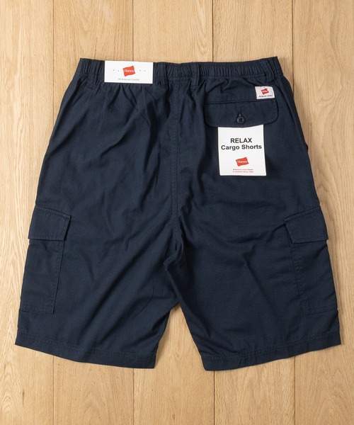 HANES(ヘインズ)の「【3】〔Hanes/ヘインズ〕チノクロス カーゴハーフパンツ(カーゴパンツ・メンズ・ネイビー/ブラック/ベージュ/カーキ・LARGE/MEDIUM/X-LARGE)」の22枚目の写真
