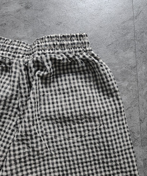 YACA(ヤーカ)の「Wrinkle Check Shirt Setup/リンクルチェックシャツセットアップ(シャツ/ブラウス・レディース・ブラック・FREE)」の11枚目の写真