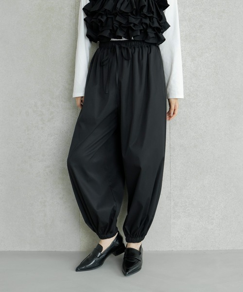AMUU. PRECIEUSE(アムープレシューズ)の「【SETUP対応】バルーンワイドタックパンツ(その他パンツ・レディース・ピンク/ブラック/アイボリー・FREE)」の13枚目の写真