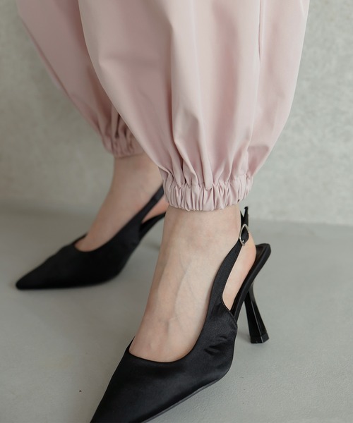 AMUU. PRECIEUSE(アムープレシューズ)の「【SETUP対応】バルーンワイドタックパンツ(その他パンツ・レディース・ピンク/ブラック/アイボリー・FREE)」の18枚目の写真