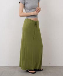 NUJOH（ヌゾ）の「ドローストリングマキシスカート / Drawstring Maxi Skirt（スカート）」