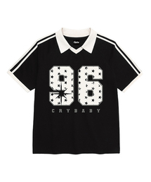 96スターパターンカラー半袖Tシャツ