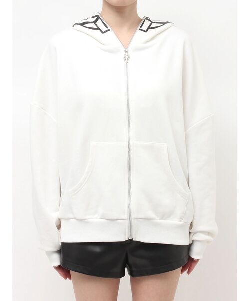 GYDA(ジェイダ)の「FULL FACE BUNNY ZIP UPパーカー(パーカー・レディース・ブラック/オフホワイト・FREE)」の17枚目の写真