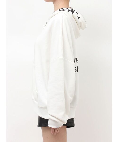 GYDA(ジェイダ)の「FULL FACE BUNNY ZIP UPパーカー(パーカー・レディース・ブラック/オフホワイト・FREE)」の18枚目の写真
