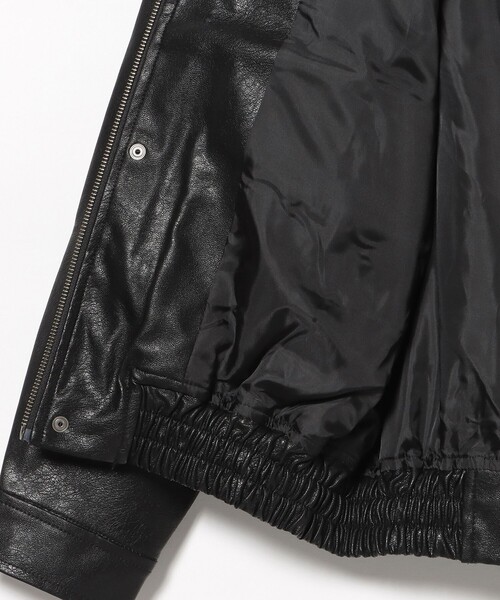 BEAMS HEART（ビームスハート）の「フェイクレザー クラシック ブルゾン（ブルゾン・メンズ・ダークブラウン/ブラック・LARGE/SMALL/MEDIUM）」の8枚目の写真