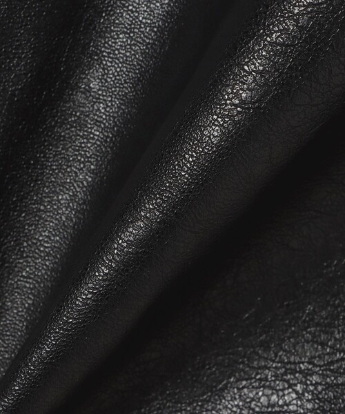 BEAMS HEART（ビームスハート）の「フェイクレザー クラシック ブルゾン（ブルゾン・メンズ・ダークブラウン/ブラック・LARGE/SMALL/MEDIUM）」の10枚目の写真