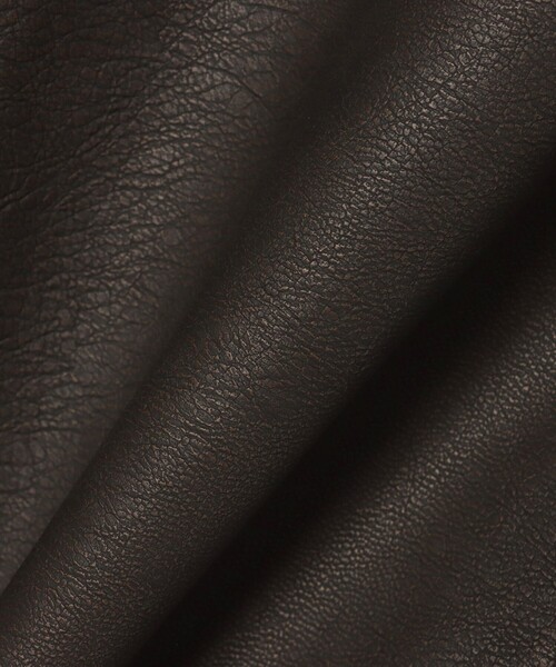 BEAMS HEART（ビームスハート）の「フェイクレザー クラシック ブルゾン（ブルゾン・メンズ・ダークブラウン/ブラック・LARGE/SMALL/MEDIUM）」の21枚目の写真